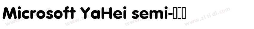 Microsoft YaHei semi字体转换